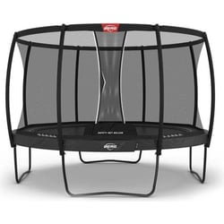 BERG Elite Regular 380 Grey + Safety Net Deluxe havetrampolin